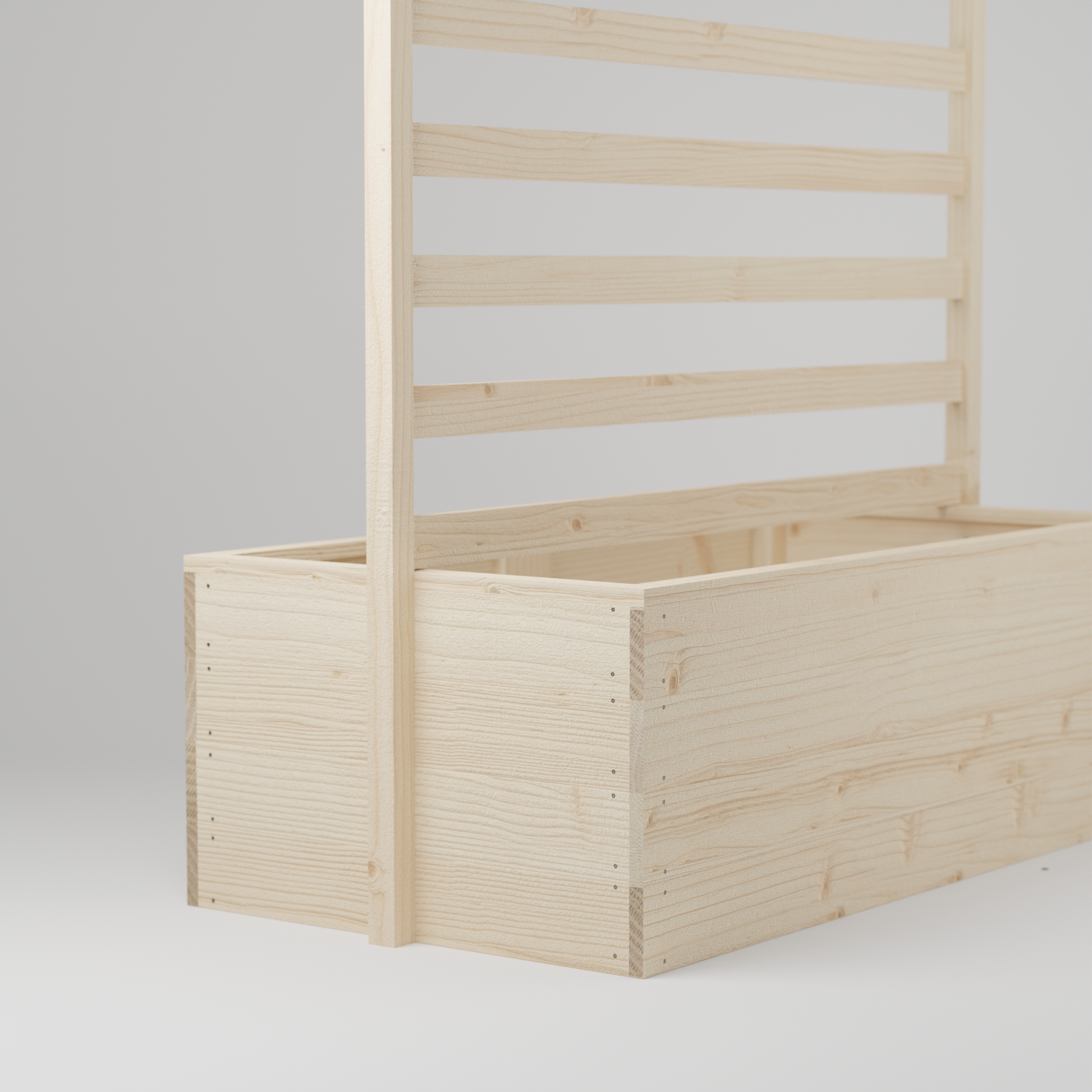Planter boxes with trellis, Build plans