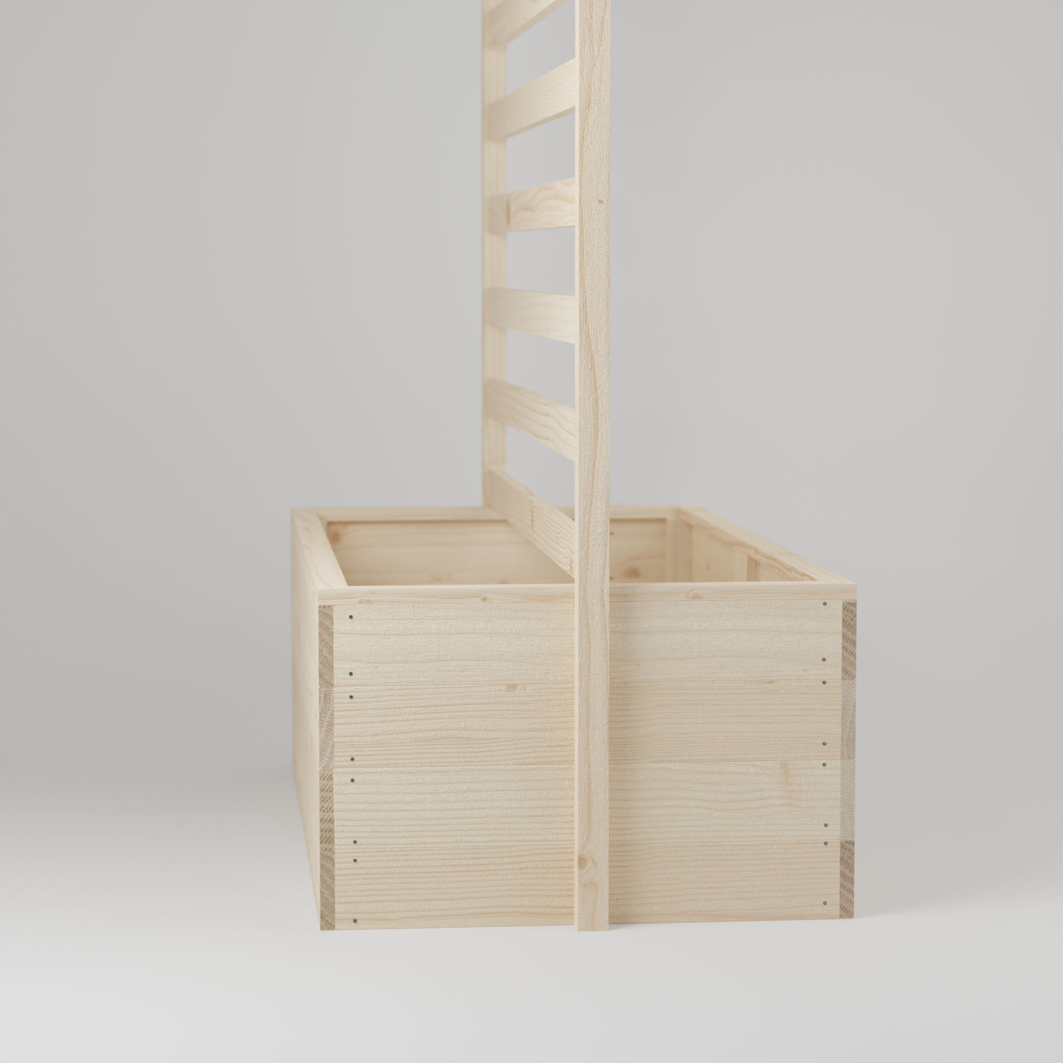 Planter box with trellis, Build plans
