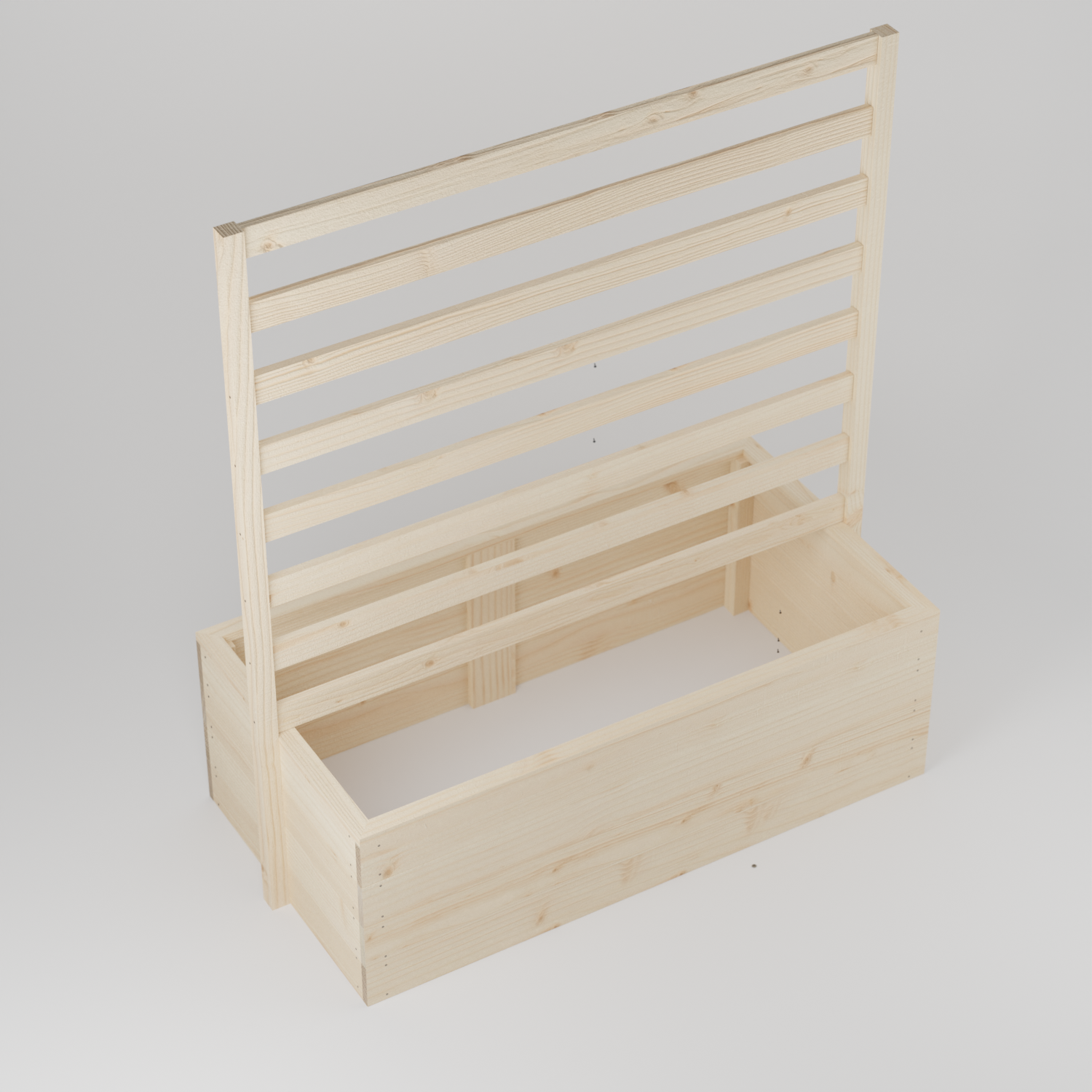 Planter boxes with trellis, Build plans