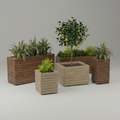 Modern planter box collection, Build plans