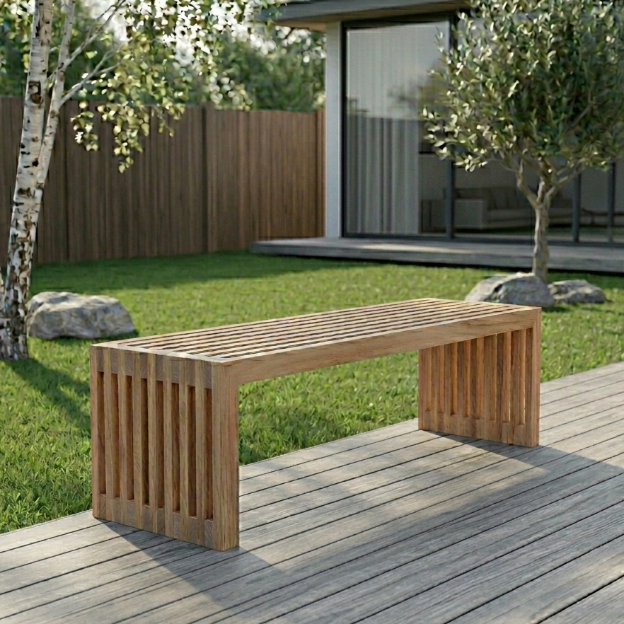 Modern bench, Build plans