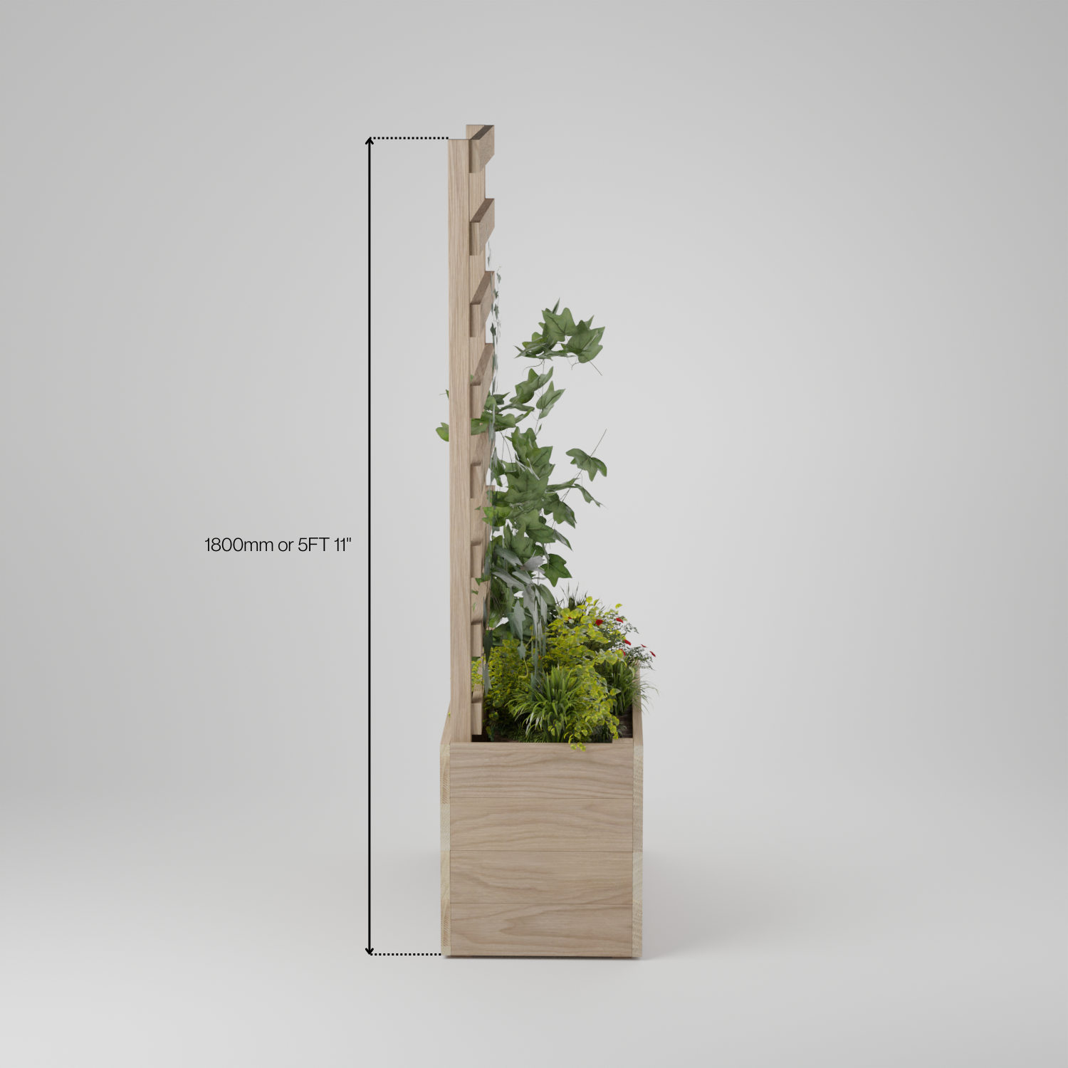 Planter box with trellis, Build plans