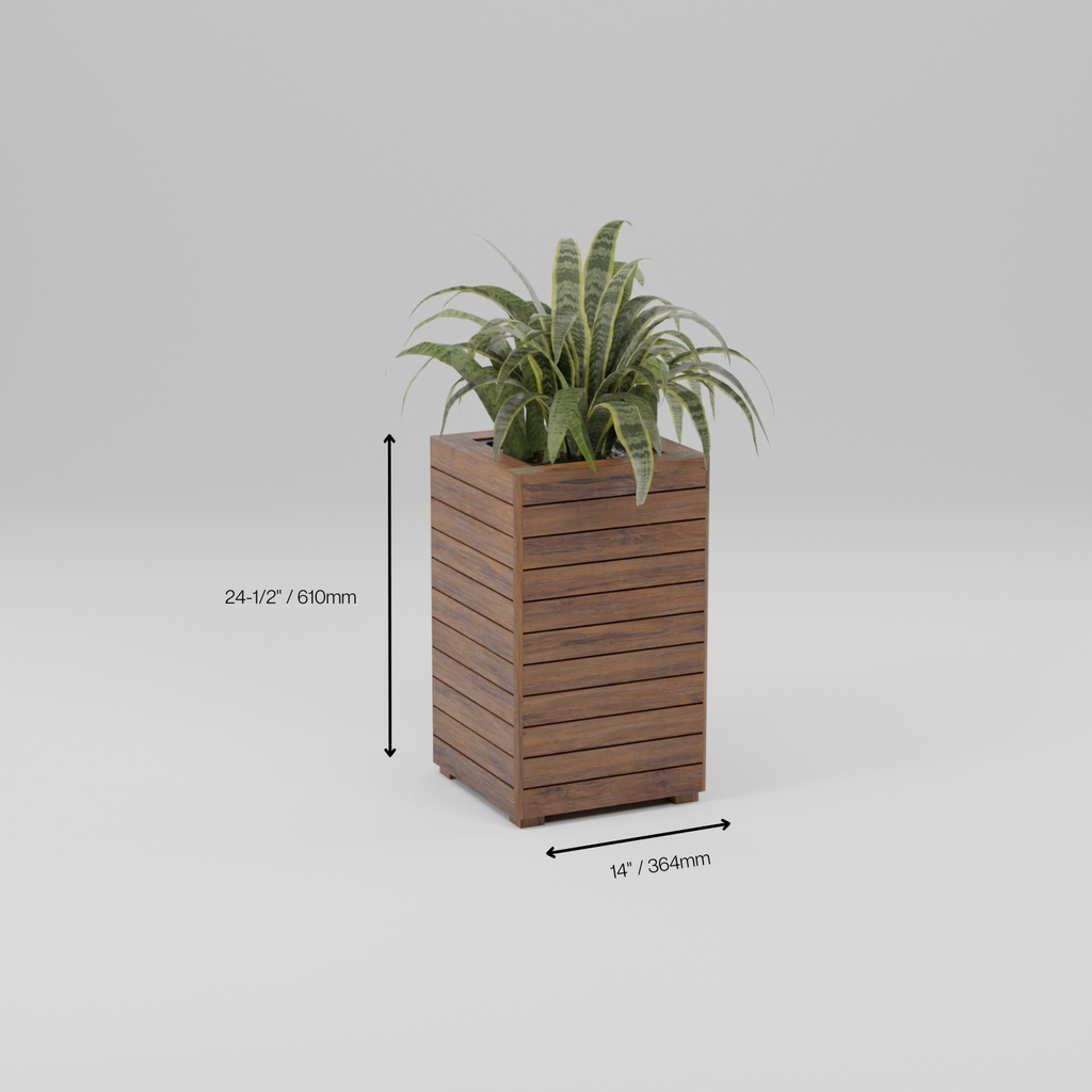 Modern planter boxes, Build plans