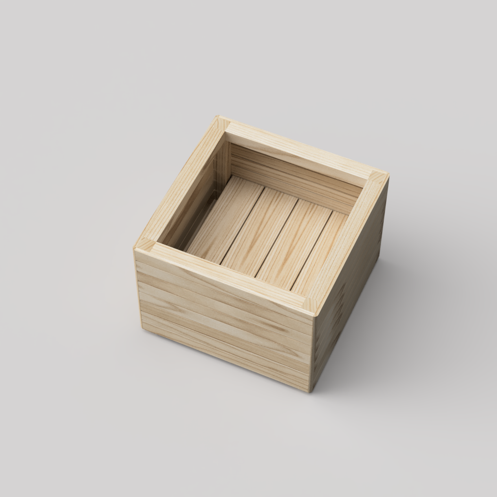 Modern planter box with slats, Build plans